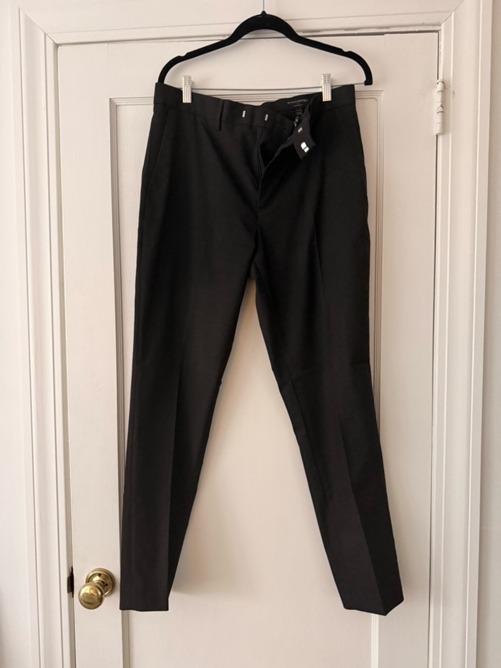Banana Republic Men's Charcoal Dress Pants - Slim Tailored Fit